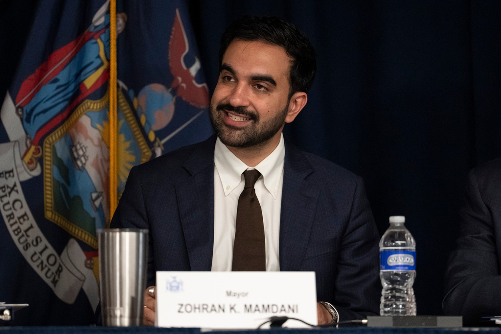 New York Mayor Zohran Mamdani speaks during the annual New York State Financial Control Board meeting, Wednesday, Aug. 12, 2026, in New York. (AP Photo/Yuki Iwamura)