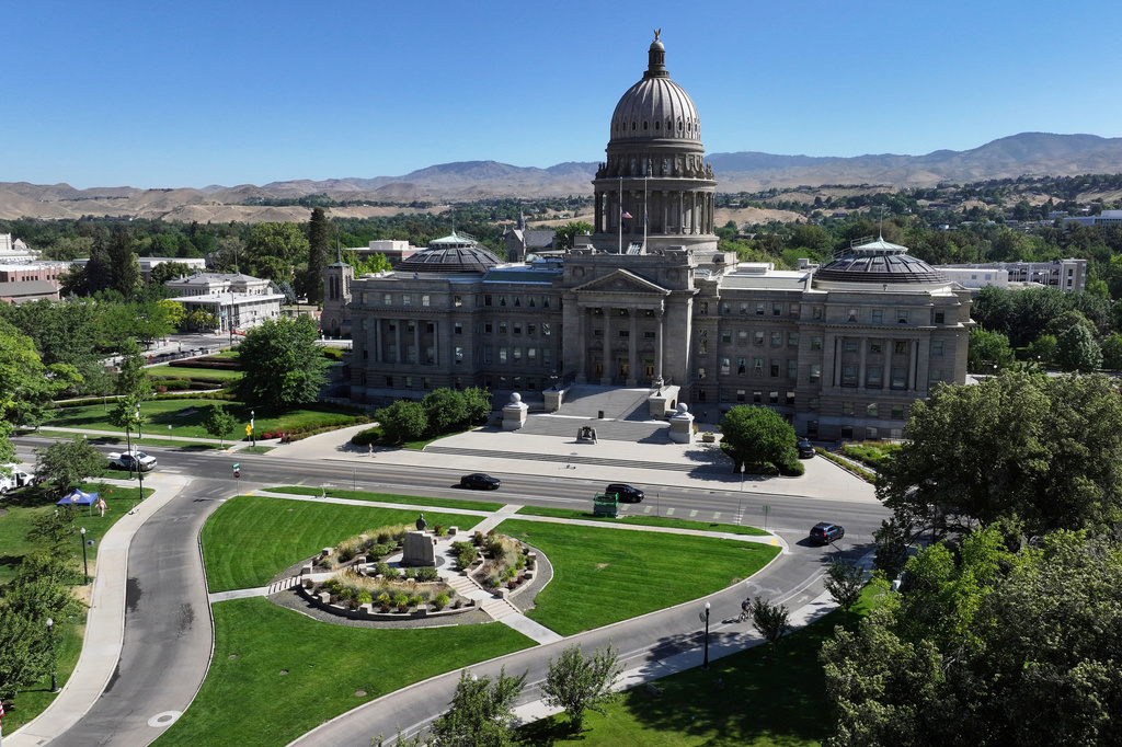 FILE - The Idaho state Capitol in Boise, Idaho, on July 3, 2025 (AP Photo/Jenny Kane, File)