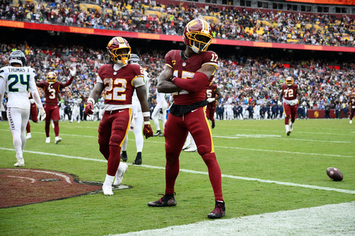 Commanders Stadium Lettering Commanders WR Terry McLaurin won't play London game because of ...