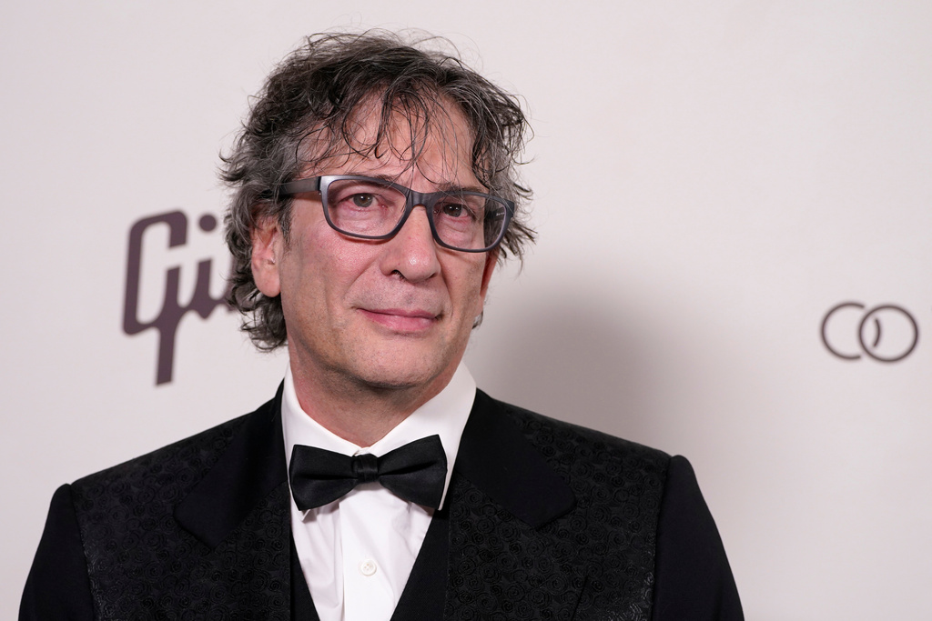 FILE - Neil Gaiman arrives at the Art of Elysium Heaven Gala on Jan. 6, 2024, at The Wiltern Theater in Los Angeles. (Photo by Jordan Strauss/Invision/AP, File)