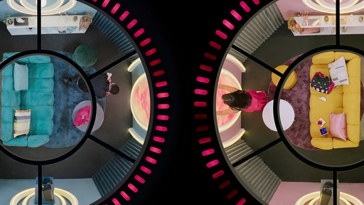 This image released by Netflix shows a scene from "Love is Blind: México." (Netflix via AP) This image released by Netflix shows a scene from "Love is Blind: México." (Netflix via AP)