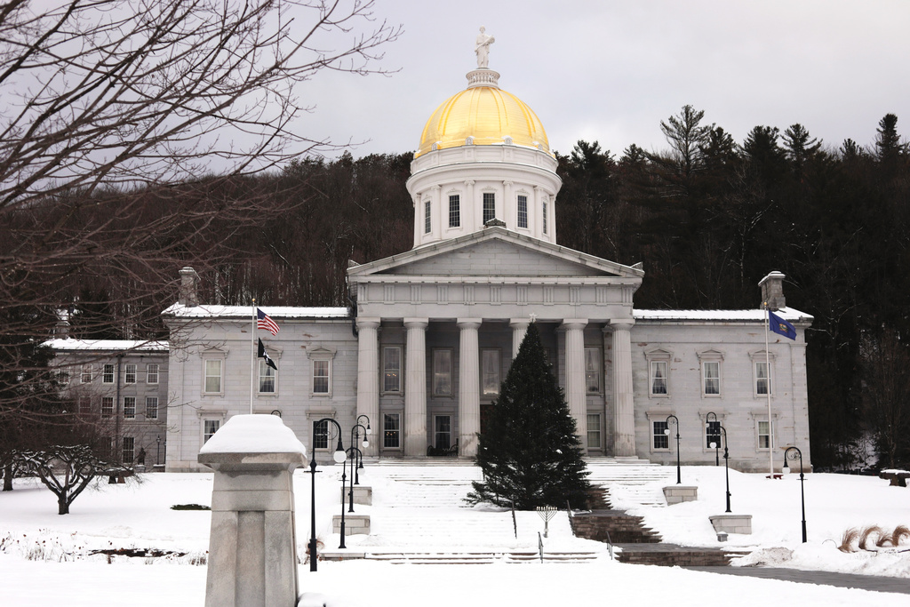 The Vermont State House is seen on Jan. 8, 2026, in Montpelier, Vt. (AP Photo/Amanda Swinhart)