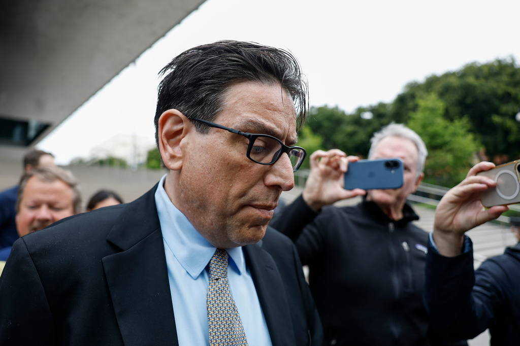 Erik Fleming departs federal court in Los Angeles after being sentenced in connection with the ketamine overdose death of actor Matthew Perry, on Wednesday, May 13, 2026, in Los Angeles. (AP Photo/Caroline Brehman)