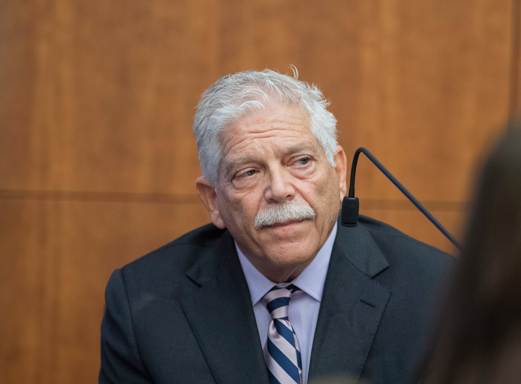 Psychologist Paul Zeizel answers questions during Lindsay Clancy's murder trial Wednesday, Aug. 19, 2026, in Plymouth, Mass. (Amanda Sabga/The Boston Herald via AP, Pool)