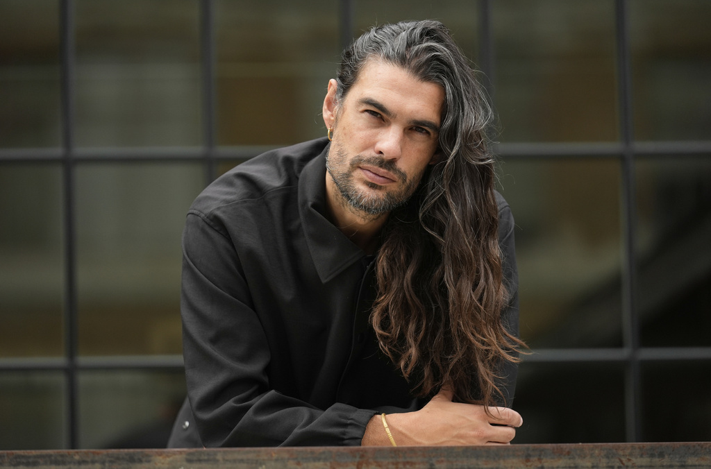 Oliver Laxe, director/co-writer of the film "Sirat," appears during the Toronto International Film Festival on Friday, Sept. 5, 2025, in Toronto. (AP Photo/Chris Pizzello)