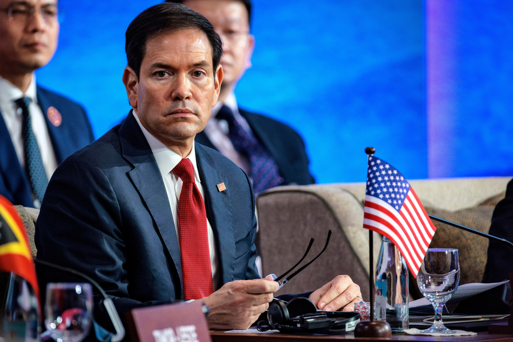 U.S. Secretary of State Marco Rubio attends the 33rd ASEAN Regional Forum (ARF), part of the Association of Southeast Asian Nations (ASEAN) Foreign Ministers' Meeting in Pasay, Metro Manila, Philippines Thursday, July 23, 2026. (Ezra Acayan/Pool Photo via AP)