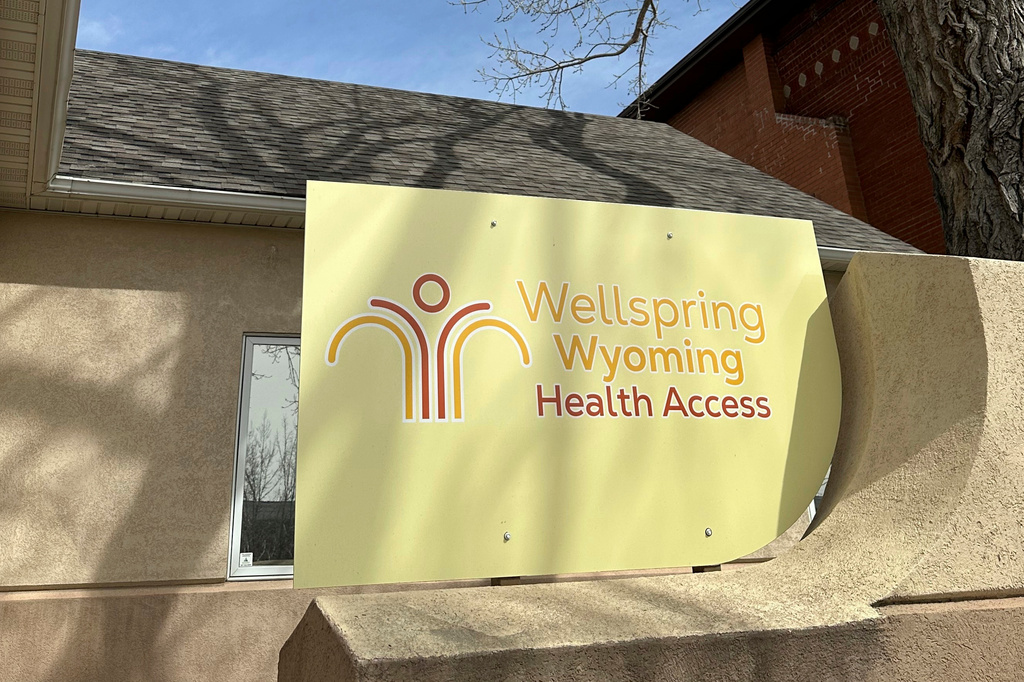FILE - Wellspring Health Access, Wyoming's only abortion clinic, is seen April 8, 2025, in Casper, Wyo. (AP Photo/Mead Gruver, File)