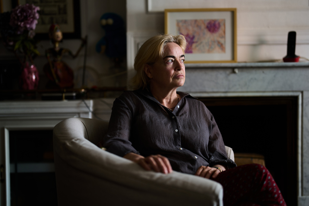 Paula Alonso-Pimentel, poses for a portrait after an interview with The Associated Press in Madrid, Spain, Thursday, May 21, 2026. (AP Photo/Bernat Armangue)