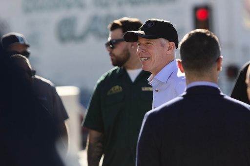 U.S. Secretary of Energy Chris Wright speaks with union members at the National Nuclear Security Administration where he announced the furloughing of 1,400 federal workers as part of the shutdown which began Oct. 1, during a news conference at the Nevada National Security Site (NNSS) in Las Vegas on Monday Oct. 20, 2025. (AP Photo/Ty ONeil) U.S. Secretary of Energy Chris Wright speaks with union members at the National Nuclear Security Administration where he announced the furloughing of 1,400 federal workers as part of the shutdown which began Oct. 1, during a news conference at the Nevada National Security Site (NNSS) in Las Vegas on Monday Oct. 20, 2025. (AP Photo/Ty ONeil)