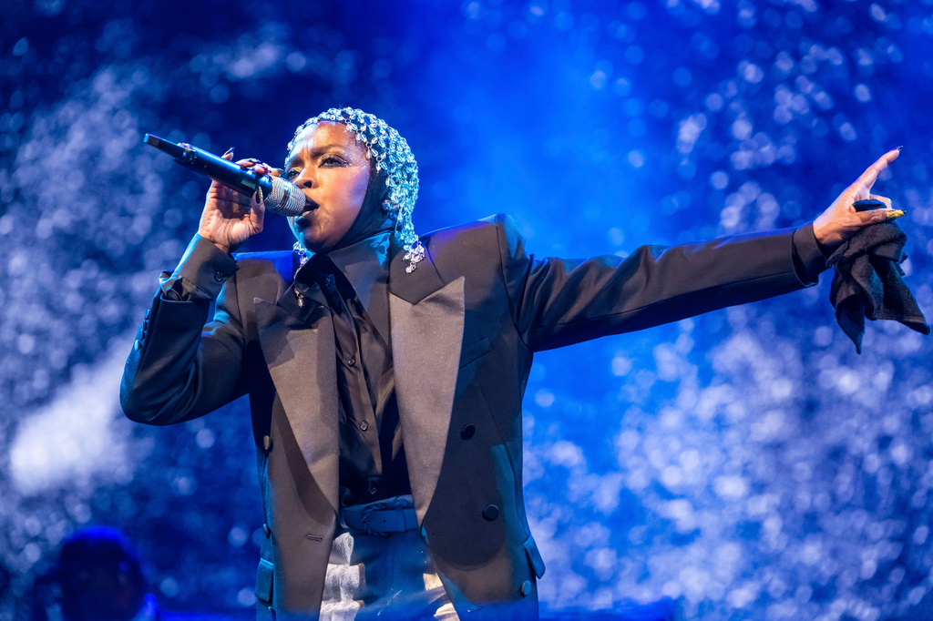 FILE - Lauryn Hill performs during "The Miseducation of Lauryn Hill" 25th anniversary tour on Oct. 19, 2023, in New York. (Photo by Charles Sykes/Invision/AP, File)