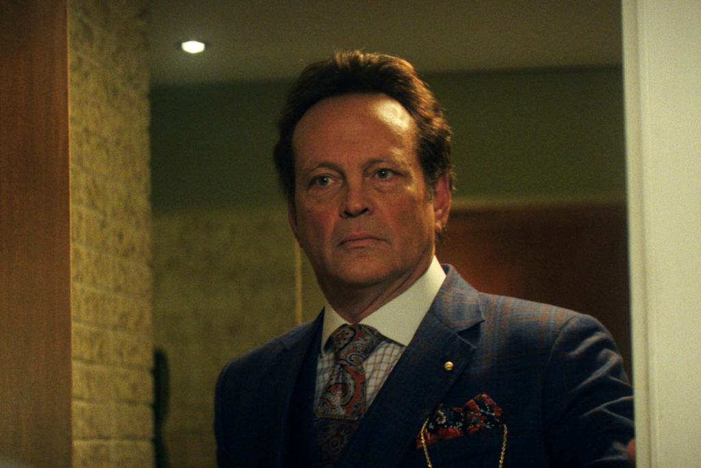 This image released by 20th Century Studios shows Vince Vaughn in a scene from "Mike & Nick & Nick & Alice." (20th Century Studios via AP)