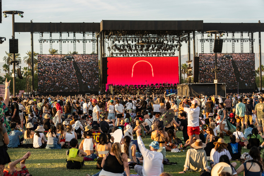FILE - Maren Morris performs with the Los Angeles Philharmonic during the first weekend of the Coachella Valley Music and Arts Festival at the Empire Polo Club on Saturday, April 12, 2025, in Indio, Calif. (Photo by Amy Harris/Invision/AP)