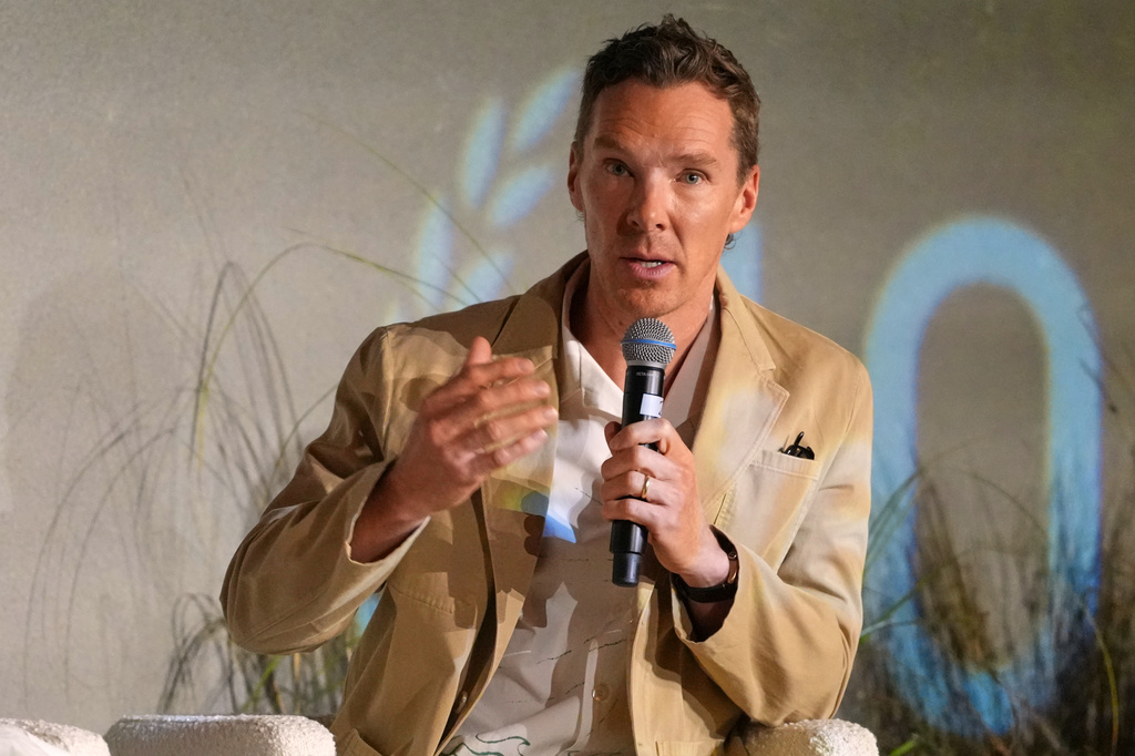 Actor Benedict Cumberbatch attends a landmark Business Forum for The Royal Foundation's United for Wildlife in London, Monday, June 22, 2026.(AP Photo/Kirsty Wigglesworth, Pool)