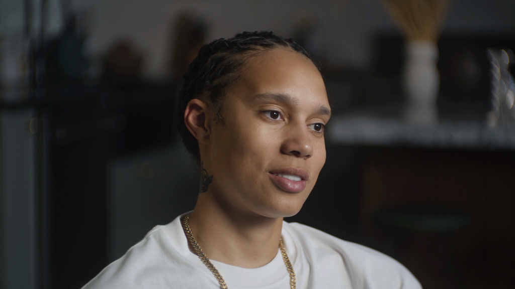 Brittney Griner appears in a scene from the documentary "The Brittney Griner Story," an official selection of the 2026 Sundance Film Festival. (Sundance Institute via AP)