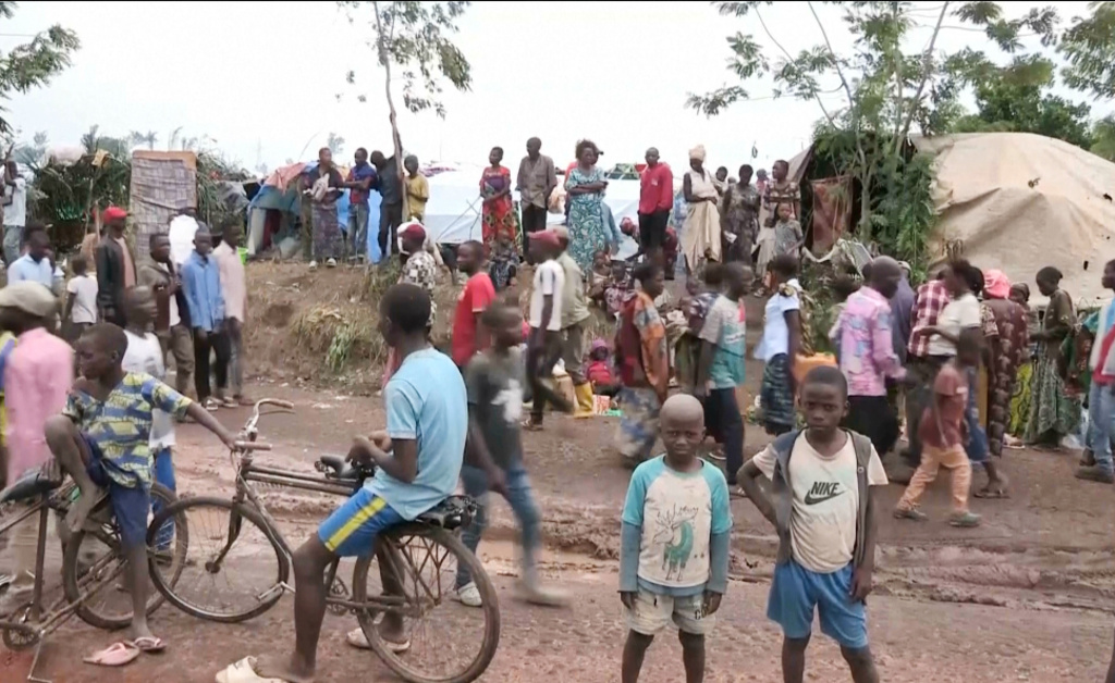 Thousands fleeing fighting in Congo's South Kivu arrive in Cibitoke, Kansega, Burundi, Thursday, Dec. 11, 2025. (AP Photo)