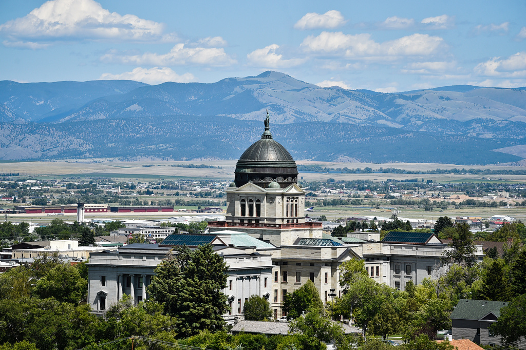 FILE - The Montana State Capitol in Helena, Mont., on July 13, 2020. (Thom Bridge/Independent Record via AP, File)