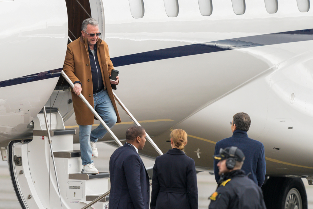 U.S. envoy Steve Witkoff lands at Oslo Airport, Norway, Tuesday, Oct. 20, 2026. (Stian Lysberg Solum/NTB Scanpix via AP)