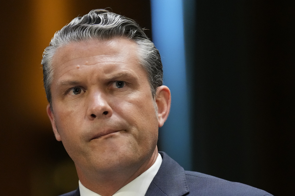 Defense Secretary Pete Hegseth listens at a Senate Appropriations Committee hearing, Tuesday, July 21, 2026, on Capitol Hill in Washington. (AP Photo/Jacquelyn Martin)
