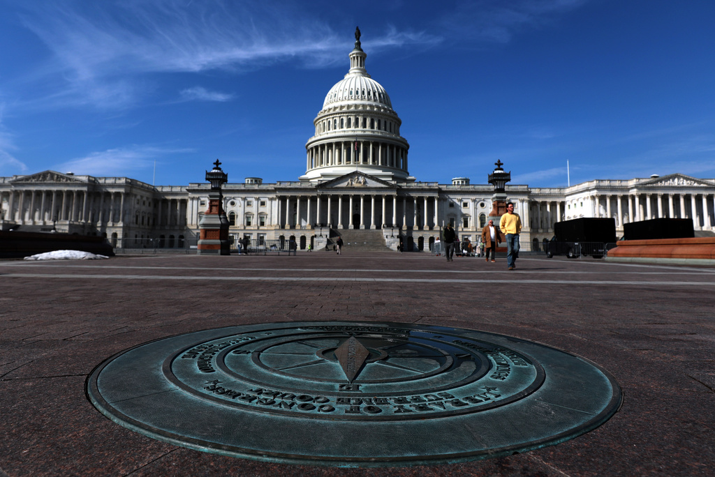 The U.S. Capitol is photographed Friday, Feb. 27, 2026, in Washington. (AP Photo/Rahmat Gul)