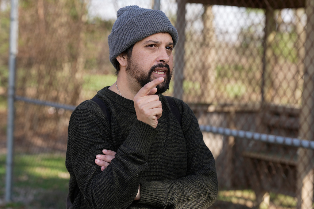 Meteorite hunter Roberto Vargas, of Connecticut, talks during an interview Thursday, March 19, 2026, about the meteorites he found in Sharon Center, Ohio, after a meteor crashed March 17. (AP Photo/Sue Ogrocki)