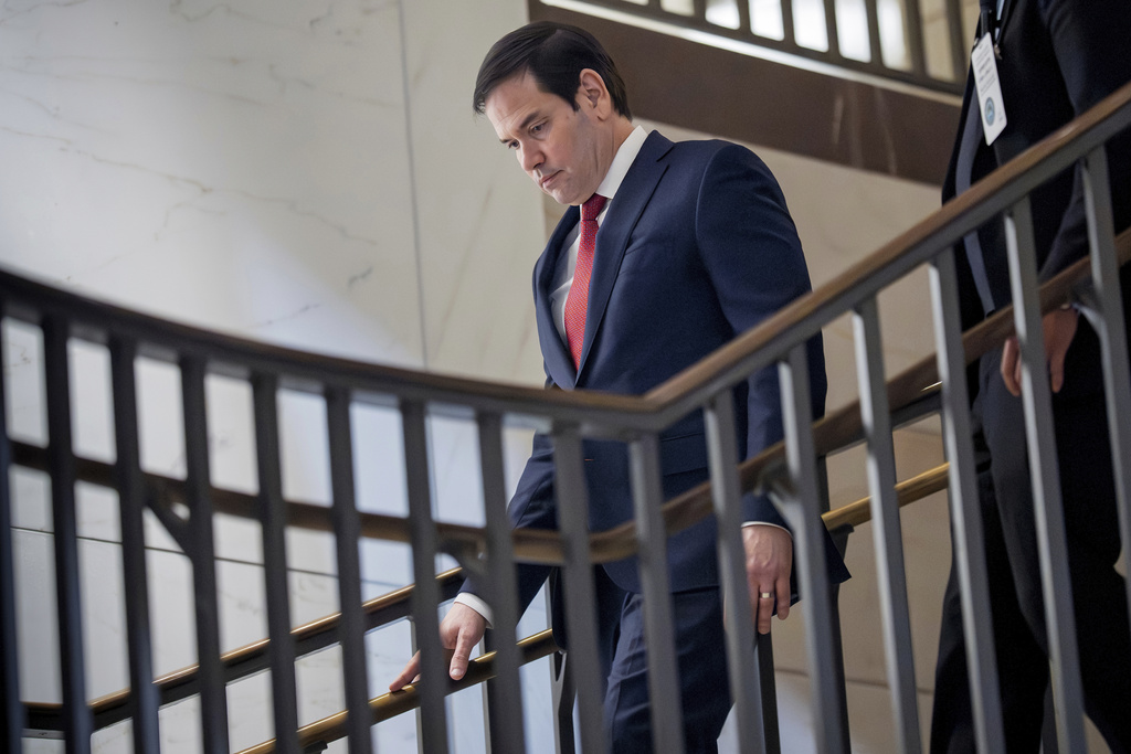 Secretary of State Marco Rubio arrives at the U.S. Capitol Monday, Jan. 5, 2026, for a closed-door briefing with top lawmakers after President Donald Trump ordered U.S. forces to capture Venezuelan President Nicolas Maduro and bring him to New York to face federal drug trafficking charges. (AP Photo/J. Scott Applewhite)