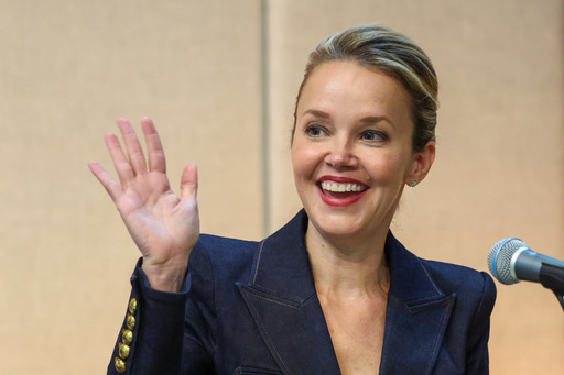 New Orleans Mayoral candidate Helena Moreno is introduced during a forum at Capulet in New Orleans on Wednesday, Sept. 24, 2025. (Brett Duke/The Times-Picayune/The New Orleans Advocate via AP) New Orleans Mayoral candidate Helena Moreno is introduced during a forum at Capulet in New Orleans on Wednesday, Sept. 24, 2025. (Brett Duke/The Times-Picayune/The New Orleans Advocate via AP)
