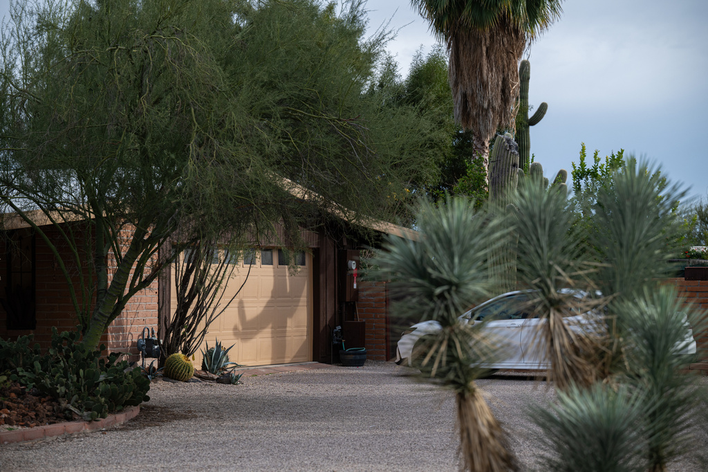 Nancy Guthrie's daughter Annie's home is seen Thursday, Feb. 5, 2026, in Tucson, Ariz. (AP Photo/Caitlin O'Hara)