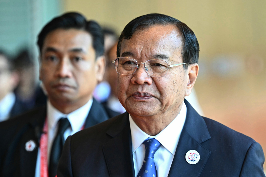 FILE - Cambodia's Foreign Minister Prak Sokhonn is seen during the 58th Association of Southeast Asian Nations (ASEAN) Foreign Ministers' meeting and related meetings at the Convention Centre in Kuala Lumpur, July 10, 2025. (Mandel Ngan/Pool Photo via AP, File)