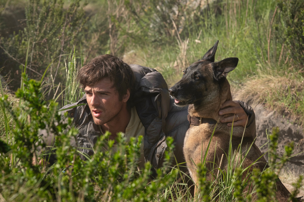 This image released by 20th Century Studios shows Jacob Elordi in a scene from "The Dog Stars." (Fabio Lovino/20th Century Studios via AP)