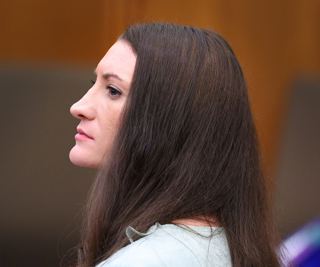 Lindsay Clancy looks on during her murder trial in Plymouth Superior Court in Plymouth, Mass., Monday, Aug. 17, 2026. (Greg Derr/The Patriot Ledger via AP, Pool)