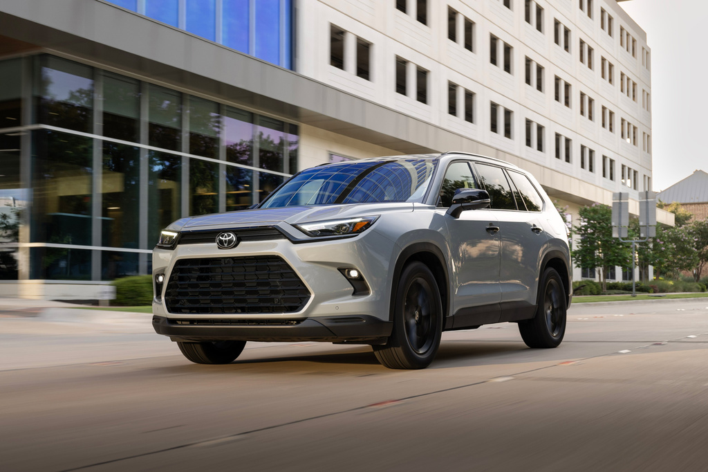This photo provided by Toyota shows the 2026 Grand Highlander. The Grand Highlander is an excellent choice for those who want to maximize passenger comfort and space without upgrading to a full-size SUV. (Courtesy of Toyota Motor Sales U.S.A. via AP)