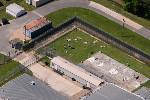 FILE - The Richwood Correctional Center, now an ICE detention facility, is seen in this aerial photo in Monroe, La., on April 9, 2025. (AP Photo/Gerald Herbert, File) FILE - The Richwood Correctional Center, now an ICE detention facility, is seen in this aerial photo in Monroe, La., on April 9, 2025. (AP Photo/Gerald Herbert, File)