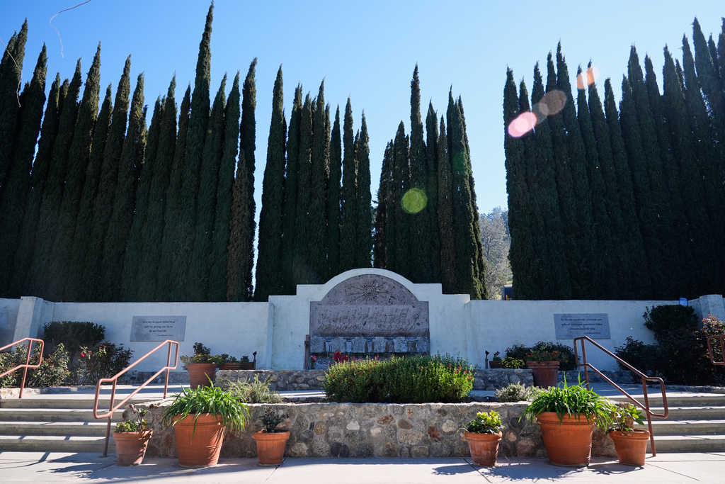 A view of the César E. Chavez National Monument in Keene, Calif., Thursday, March 19, 2026. (AP Photo/Godofredo A. Vásquez)