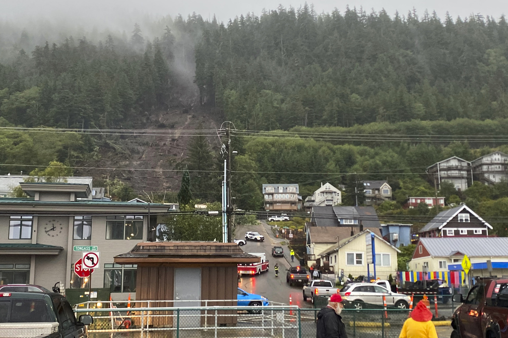Alaska landslide kills 1 person and injures 3 in Ketchikan, authorities