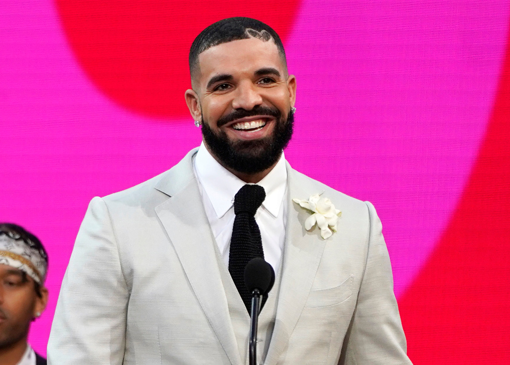 FILE - Drake appears at the Billboard Music Awards n Los Angeles on May 23, 2021. (AP Photo/Chris Pizzello, File)