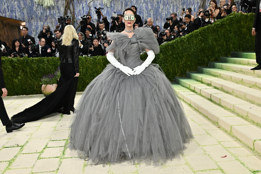 FILE - Sarah Paulson arrives at The Metropolitan Museum of Art's Costume Institute benefit gala on May 4, 2026, in New York. (Photo by Evan Agostini/Invision/AP, File)