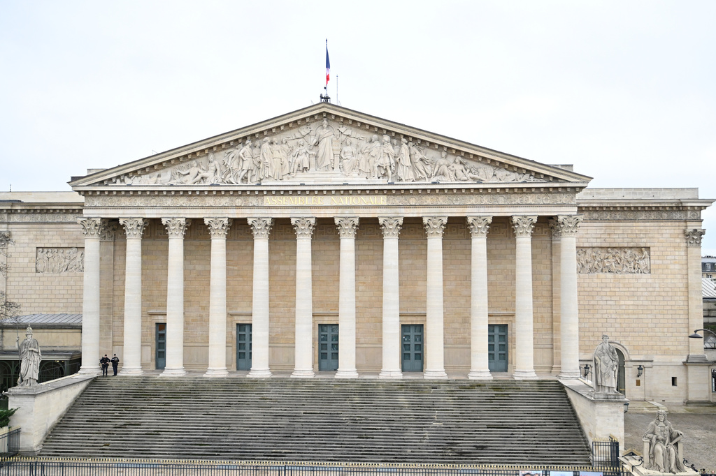 FILE - The National Assembly is seen, Jan. 13, 2026, in Paris. (AP Photo/Emma Da Silva, File)