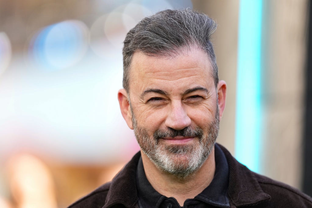 Jimmy Kimmel poses for photographers, March 30, 2025, in London. (Photo by Scott A Garfitt/Invision/AP, File)