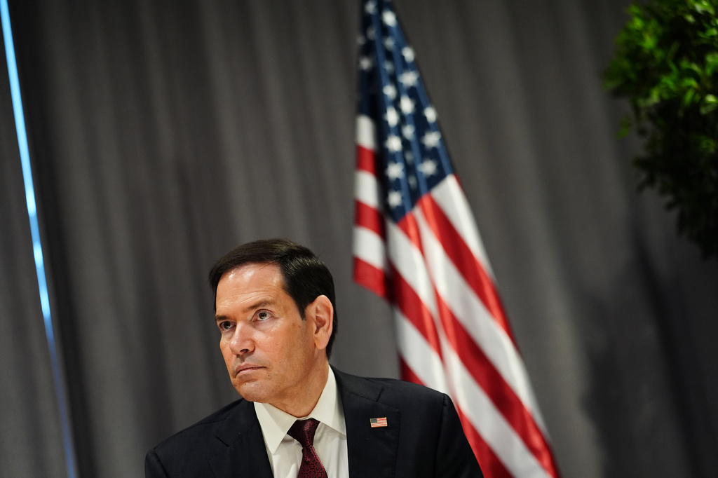 United States Secretary of State Marco Rubio during a signing ceremony on the sidelines of a meeting of NATO foreign ministers in Helsingborg, Sweden, Friday, May 22, 2026. (AP Photo/Julia Demaree Nikhinson, Pool)