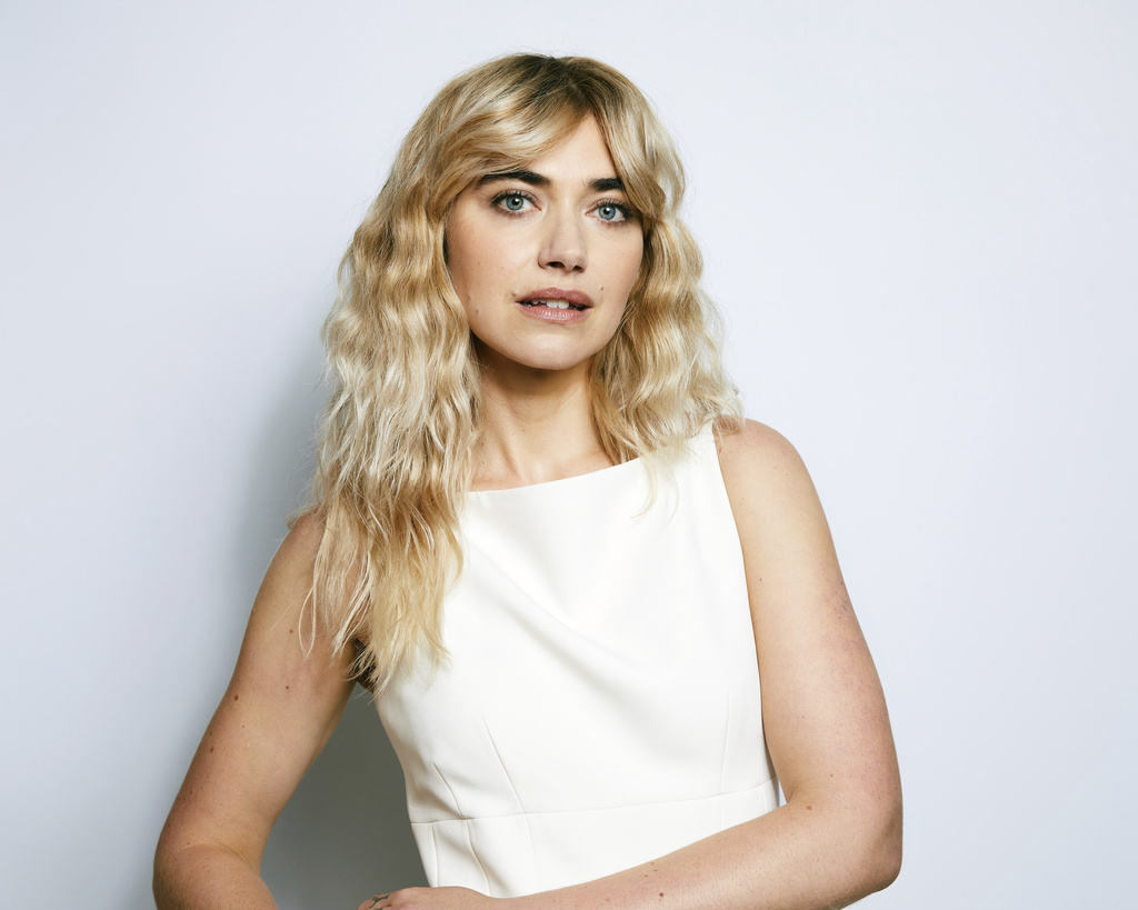 Imogen Poots poses for a portrait to promote "All of You" on Wednesday, Sept. 17, 2025, in New York. (Photo by Taylor Jewell/Invision/AP)