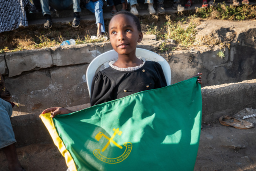A child holds a flag for Tanzania's ruling Chama Cha Mapinduzi party during a campaign rally in Arusha, Tanzania, Oct. 11, 2025. (AP Photo) A child holds a flag for Tanzania's ruling Chama Cha Mapinduzi party during a campaign rally in Arusha, Tanzania, Oct. 11, 2025. (AP Photo)