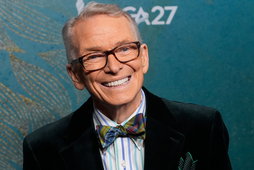 FILE - Bob Mackie appers at the 27th Costume Designers Guild Awards in Los Angeles on Feb. 6, 2025. (AP Photo/Chris Pizzello, File)