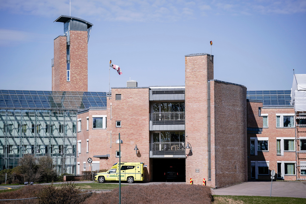 FILE - A general view of the Rikshospitalet, Oslo's main hospital, Norway, Monday May 8, 2023. (Stian Lysberg Solum/NTB Scanpix via AP, File)