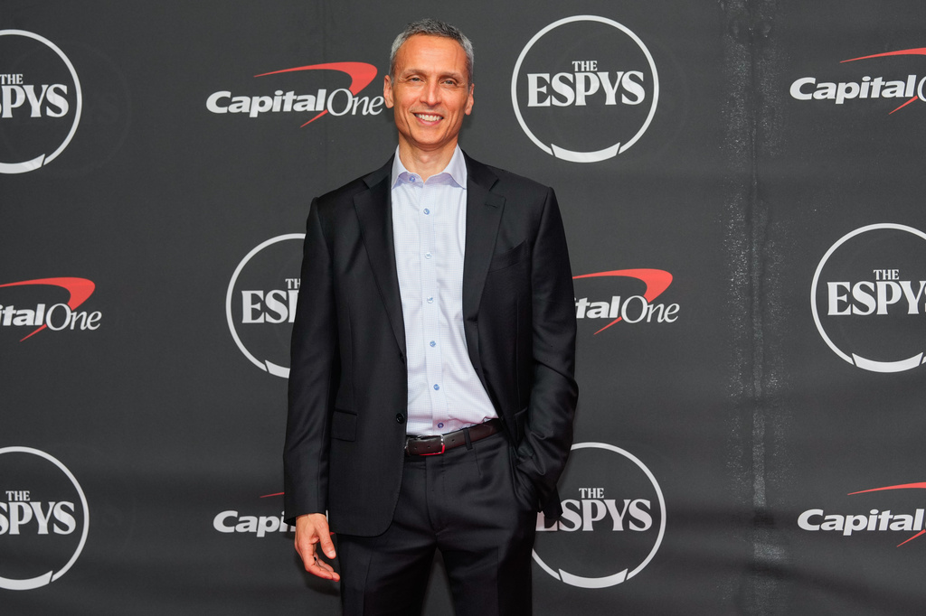ESPN Chairperson James Pitaro arrives at the ESPY Awards at Lincoln Center on Wednesday, July 15, 2026, in New York. (AP Photo/Yuki Iwamura)