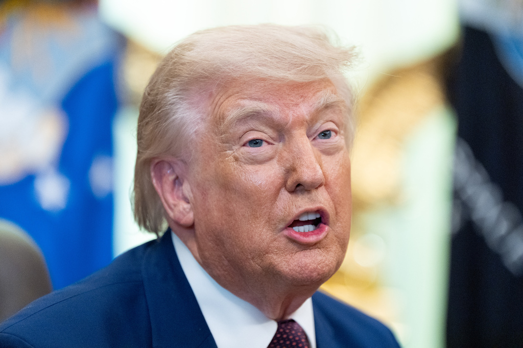 President Donald Trump speaks in the Oval Office of the White House, Wednesday, June 3, 2026, in Washington. (AP Photo/Alex Brandon)