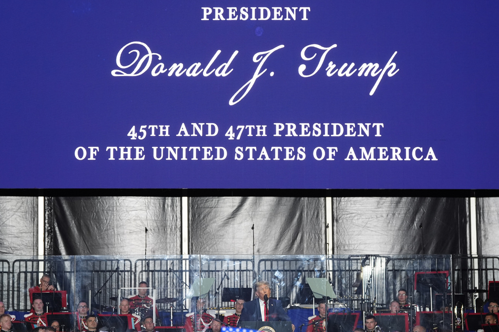 President Donald Trump speaks at the opening of the Great American State Fair on the National Mall, Wednesday, June 24, 2026, in Washington. (AP Photo/Alex Brandon)