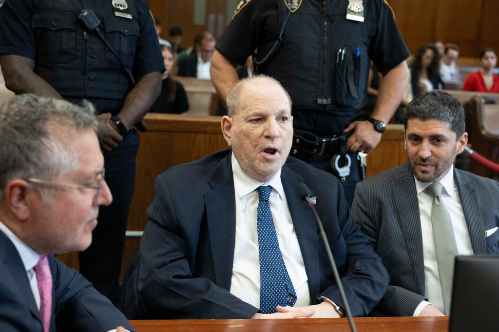 Harvey Weinstein appears in Manhattan Supreme Court Thursday, June 25, 2026 in New York. (Steven Hirsch/New York Post via AP, Pool)