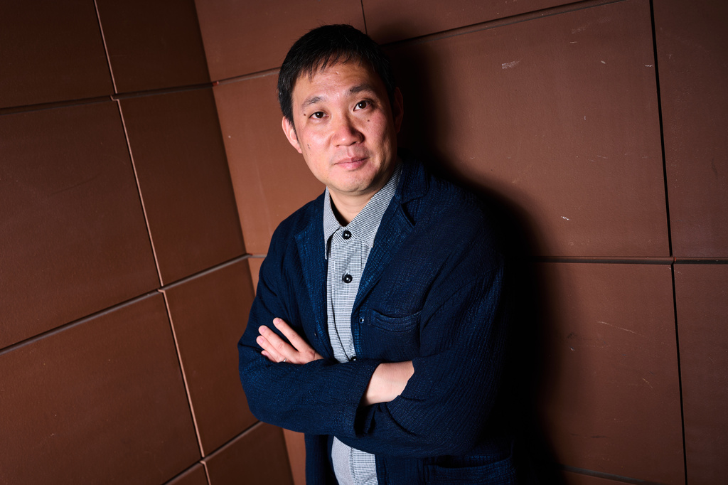 Director Ryusuke Hamaguchi poses for portrait photographs for the film 'All of a Sudden' during the 79th international film festival, Cannes, southern France, Monday, May 18, 2026. (Photo by Scott A Garfitt/Invision/AP)