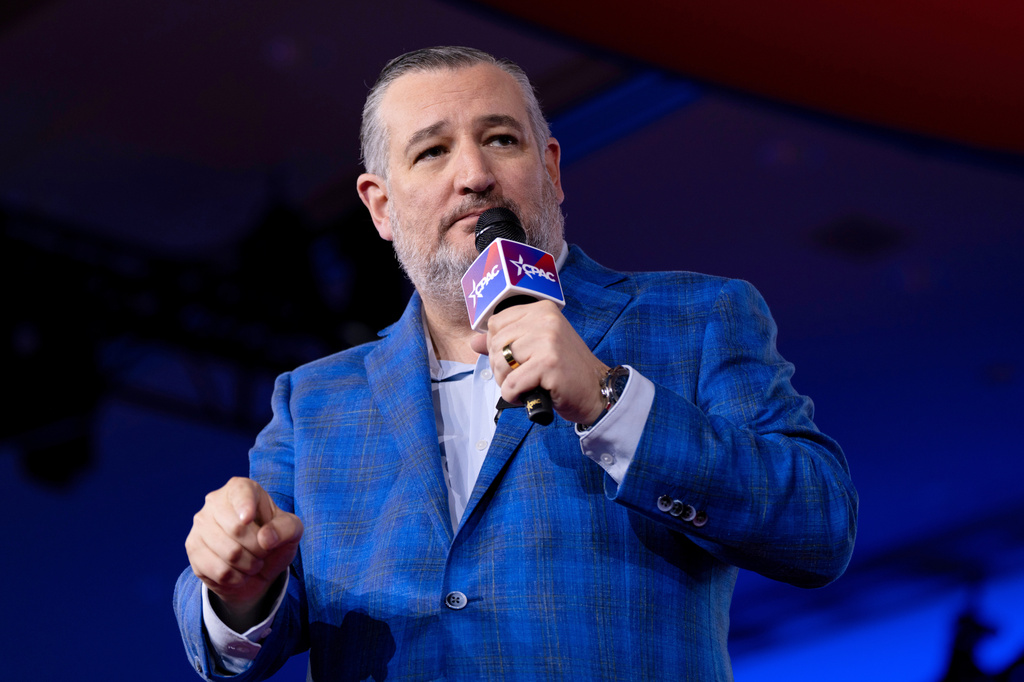 FILE - Sen. Ted Cruz, R-Texas, speaks at the Conservative Political Action Conference (CPAC) in Dallas, March 28, 2026. (AP Photo/Gabriela Passos, File)