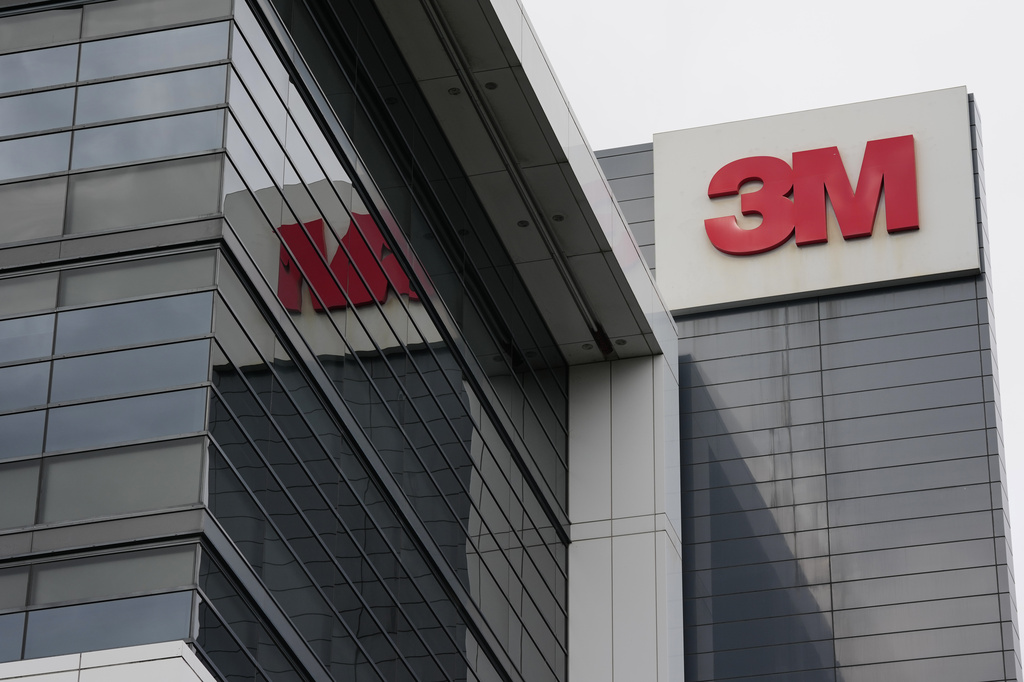 The 3M chemical manufacturer's building is seen in a suburb of Sydney, Thursday, May 28, 2026. (AP Photo/Mark Baker)